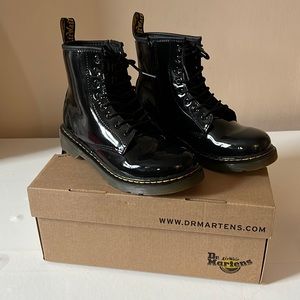 Dr. Martens Girls 1460 Patent Lamper - Black - 4G/36EU/3UK